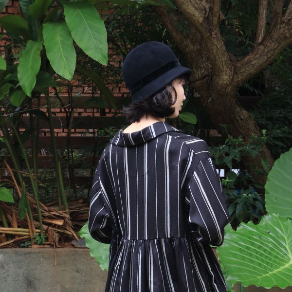 【Maku Textile】ROSA羊毛開襟長版上衣 手織,手紡紗,洋裝,美麗諾羊毛,植物染,草木染