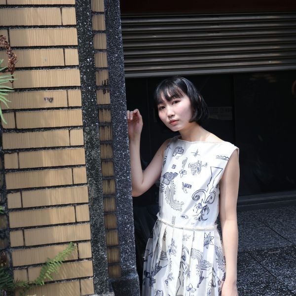 【AHMEV】Pema洋裝 手織,手紡紗,洋裝,蠶絲