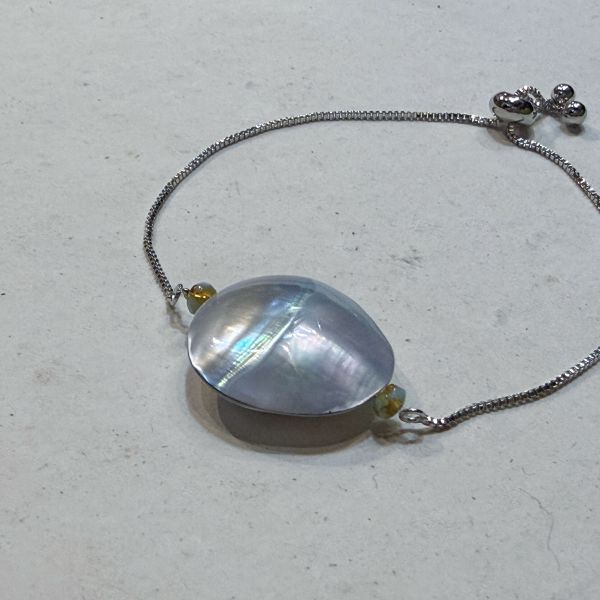 【藍珊瑚】鸚鵡螺手鍊 鸚鵡螺,手鍊,海洋廢物,魚骨,骨頭,藍珊瑚,珊瑚,銅鍍金