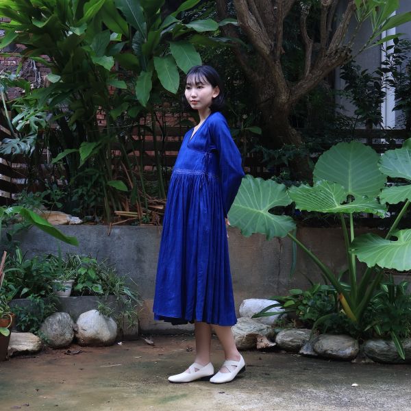 【Maku Textile】IT TAR洋裝 手織,手紡紗,洋裝,美麗諾羊毛,植物染,草木染