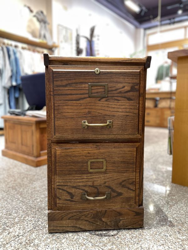 【二手讓藏】橡木文件櫃 