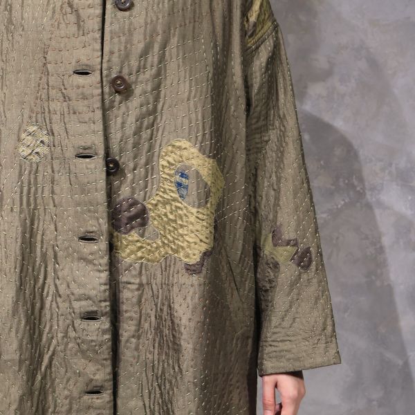 【Maku Textile】AVES外套 手織,手紡紗,洋裝,蠶絲,植物染,草木染