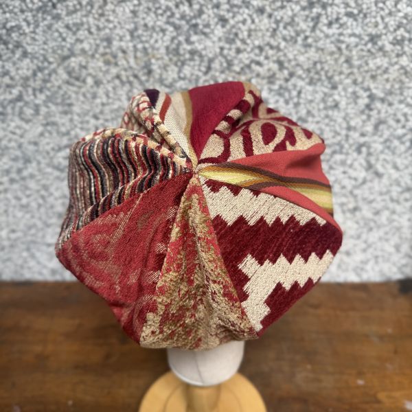 【Studio Phronesis】報童帽＿古董傢飾布（紅） 