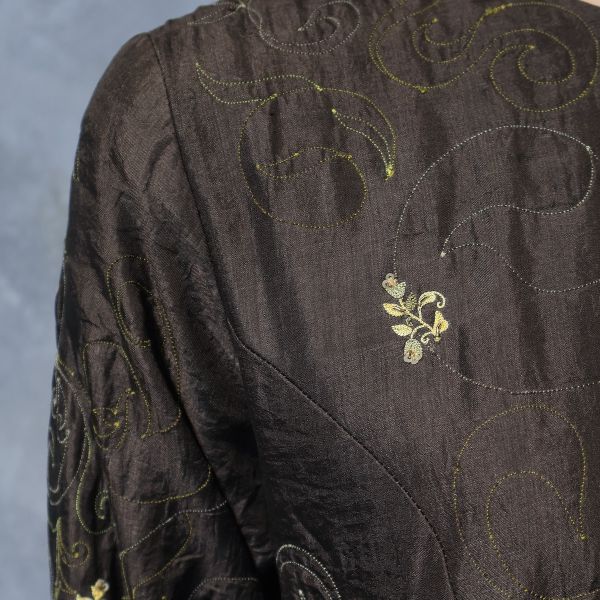 【Maku Textile】AURORA洋裝 手織,手紡紗,洋裝,蠶絲,植物染,草木染