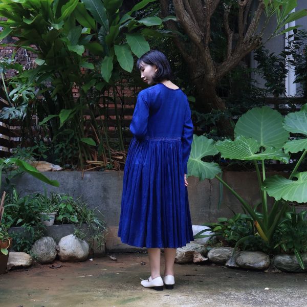 【Maku Textile】IT TAR洋裝 手織,手紡紗,洋裝,美麗諾羊毛,植物染,草木染