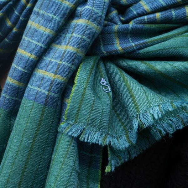 【Maku Textile】MOANA圍巾 手織,手紡紗,圍巾,棉,植物染,草木染