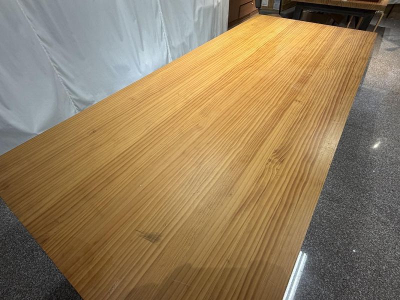 【二手讓藏】杉木鐵腳大工作桌 