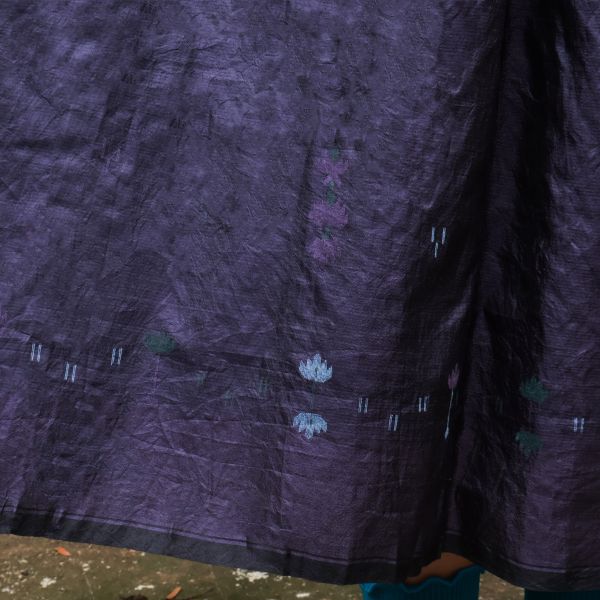 【Maku Textile】BIANCA洋裝 手織,手紡紗,洋裝,蠶絲,植物染,草木染