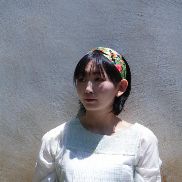 【Namjosh】手工珠繡髮箍＿靈鳥 髮夾,髮飾,手工刺繡,珠繡