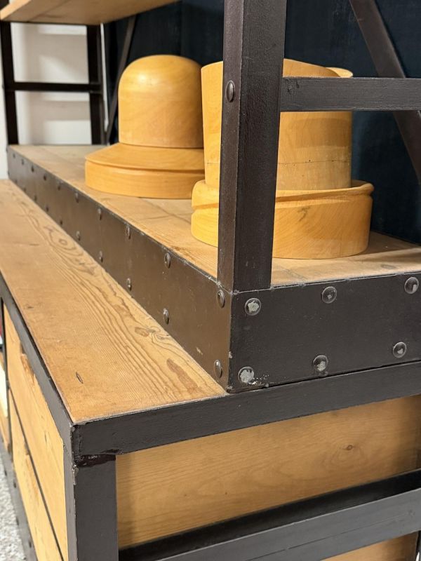 【二手讓藏】工業書架/含可鈎式鐵梯 