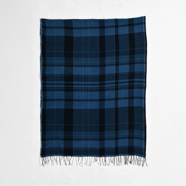 【Maku Textile】LUNA圍巾_AS2582 手織,手紡紗,圍巾,棉,植物染,草木染