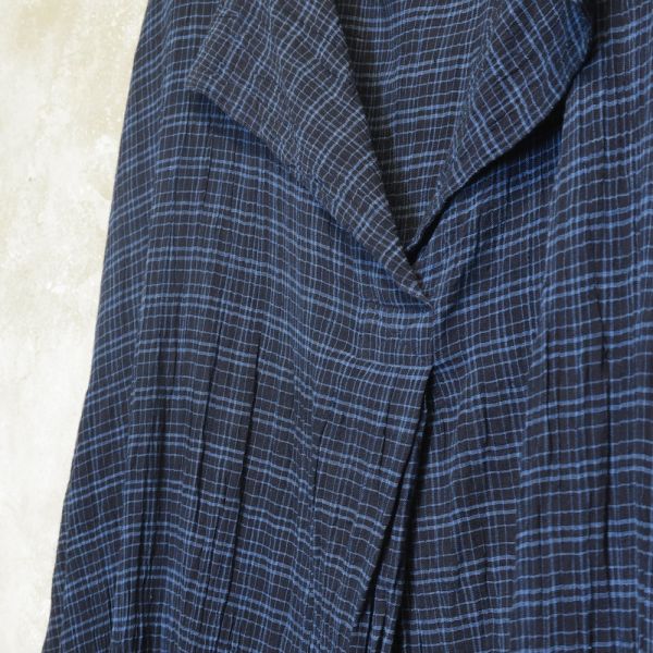 【Maku Textile】NOOR_656 手織,手紡紗,洋裝,蠶絲,植物染,草木染