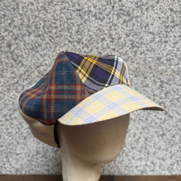 【Studio Phronesis】報童帽＿格紋拼接 