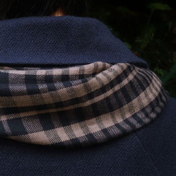 【Maku Textile】IVY圍巾 手織,手紡紗,圍巾,絲,植物染,草木染