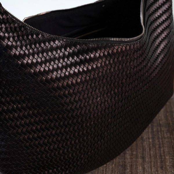 【Allan K】Wesley 皮革編織包（黑色） 皮包,皮革,皮革編織,牛皮,肩背包,手工皮革編織,手工,包包