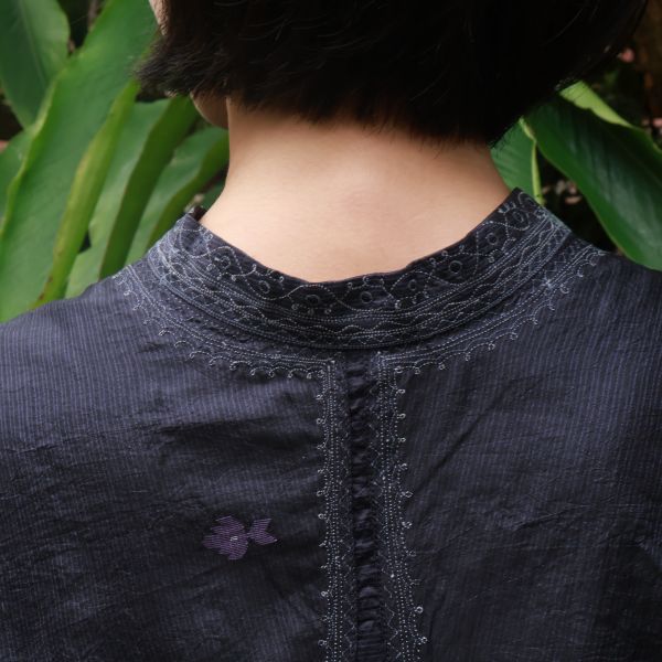 【Maku Textile】GIRA洋裝 手織,手紡紗,洋裝,蠶絲,植物染,草木染