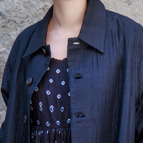 【Maku Textile】MATO外套 手織,手紡紗,洋裝,美麗諾羊毛,植物染,草木染