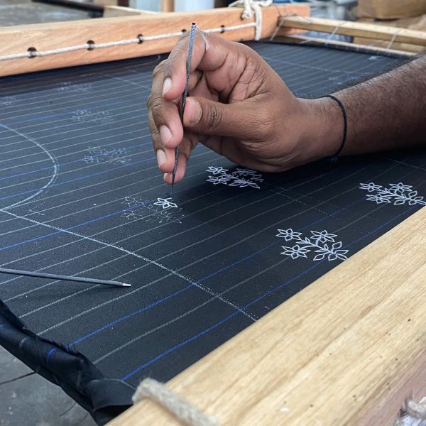 【Maku Textile】KARMA外套 手織,手紡紗,洋裝,美麗諾羊毛,植物染,草木染