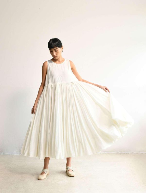 【Maku Textile】SOLE洋裝 手織,手紡紗,洋裝,美麗諾羊毛,植物染,草木染