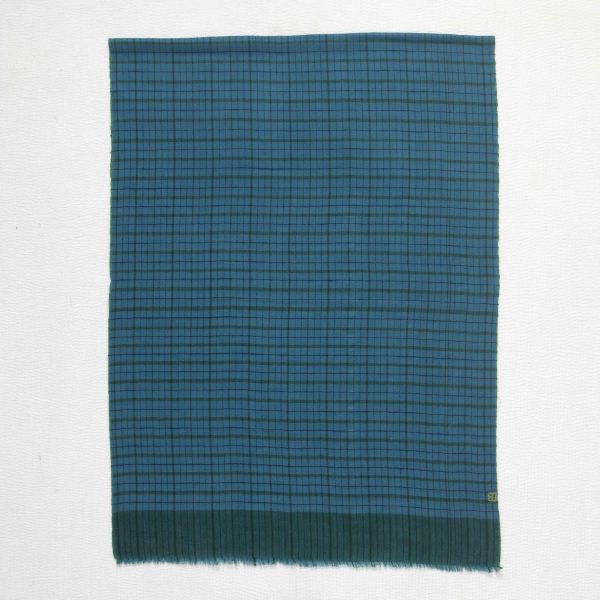 【Maku Textile】POND圍巾 手織,手紡紗,圍巾,棉,植物染,草木染