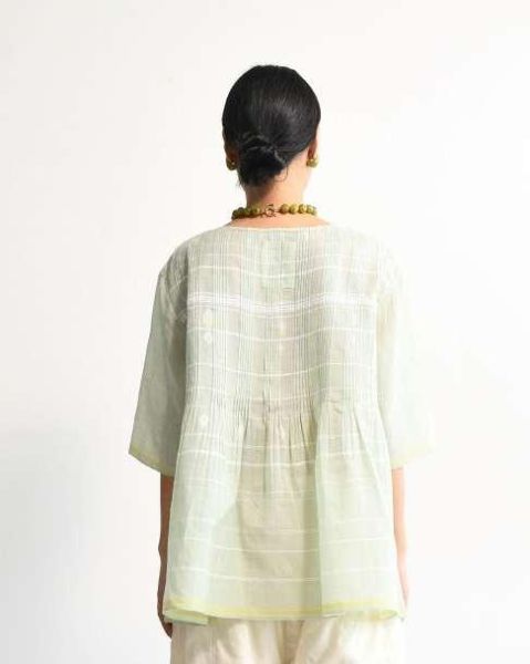 【Maku Textile】HARUMI上衣_709 手織,手紡紗,上衣,棉