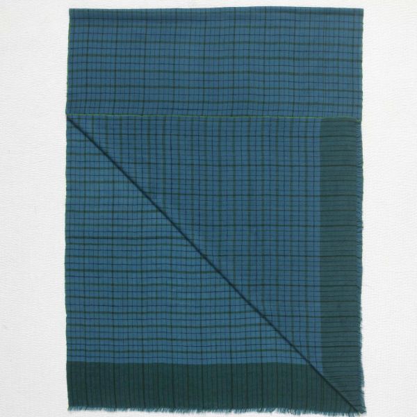 【Maku Textile】POND圍巾 手織,手紡紗,圍巾,棉,植物染,草木染