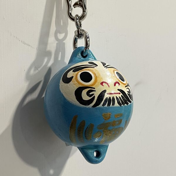 【藍珊瑚】浮球吊飾-達摩 貝殼,項鍊,海洋廢物,魚骨,骨頭,魚鱗,藍珊瑚,珊瑚