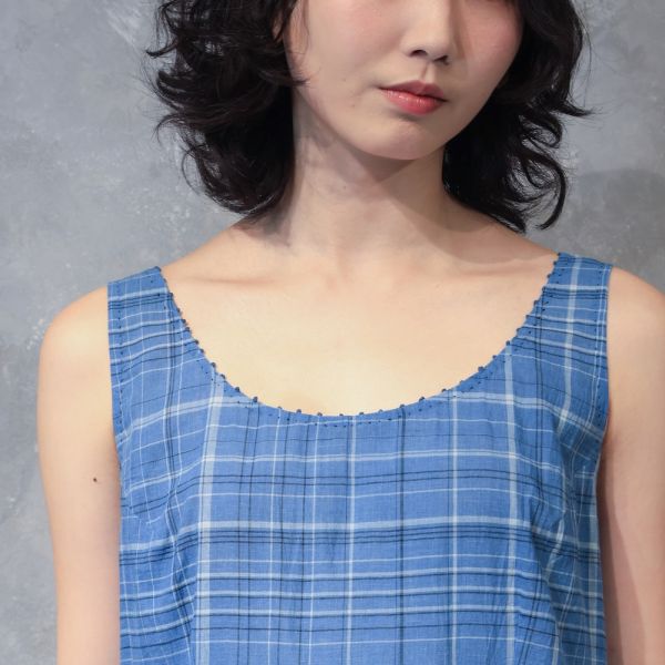 【Maku Textile】ANAIS﻿_674 手織,手紡紗,洋裝,蠶絲,植物染,草木染