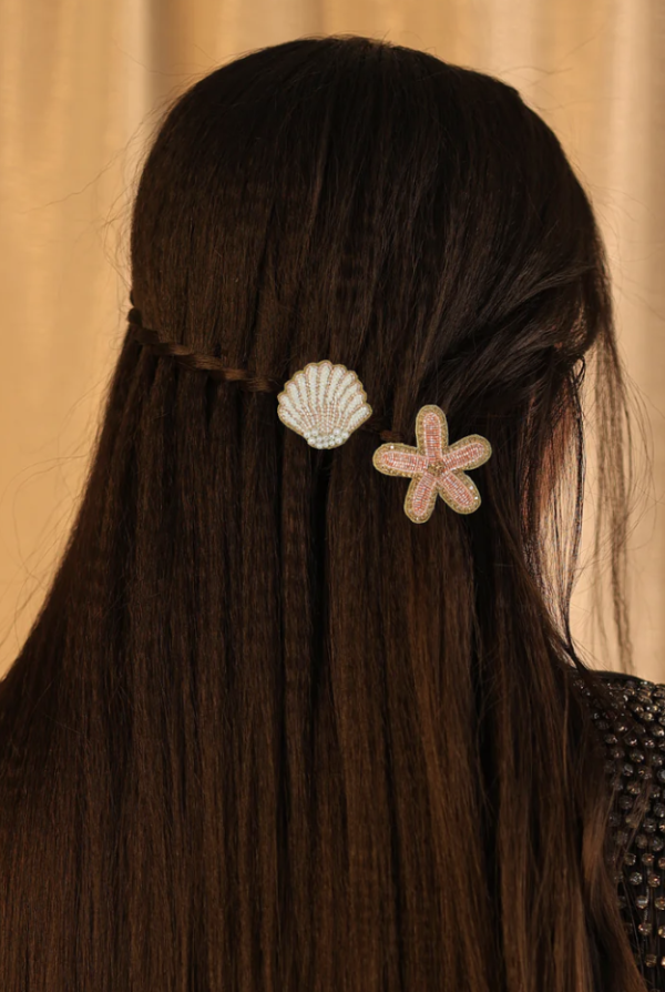 【Namjosh】海洋系列小髮夾 髮夾、髮飾、手工刺繡