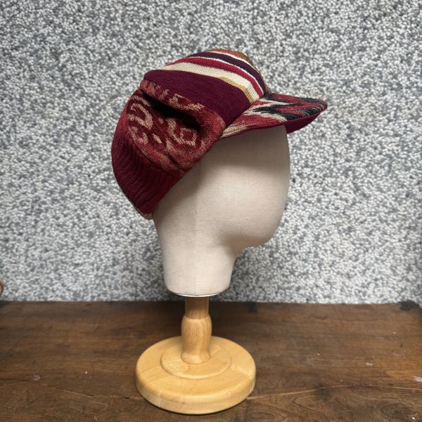 【Studio Phronesis】報童帽＿古董傢飾布（紅） 