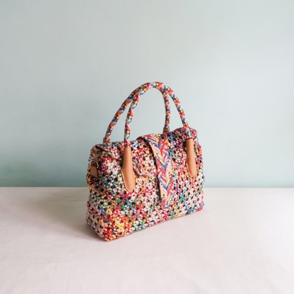 【Allan K】Kirsten Small Hexa 皮革編織包（Candy） 皮包,皮革,皮革編織,牛皮,肩背包,手工皮革編織,手工,包包
