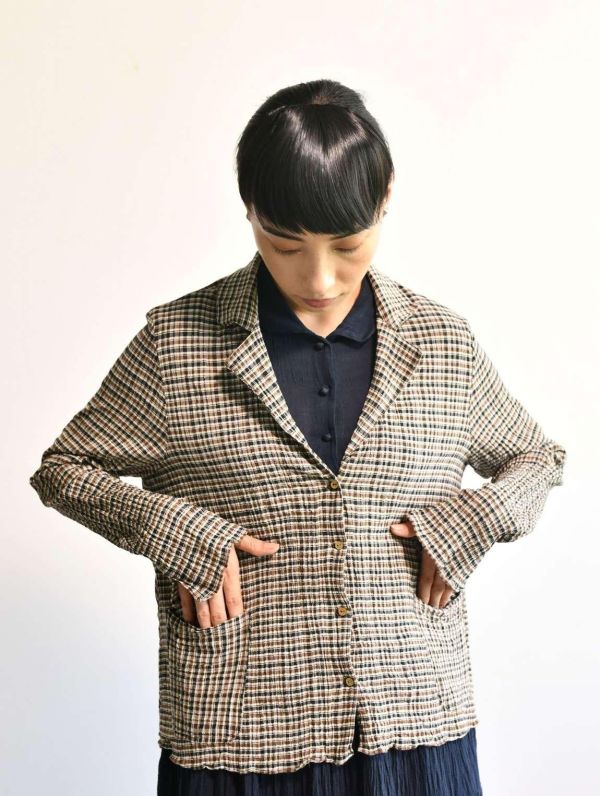 【Maku Textile】AAB外套_717 手織,手紡紗,外套,棉