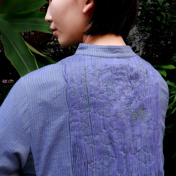 【Maku Textile】SAGA洋裝 手織,手紡紗,洋裝,棉,植物染,草木染