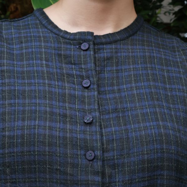 【Maku Textile】HARITA洋裝 手織,手紡紗,洋裝,棉,植物染,草木染