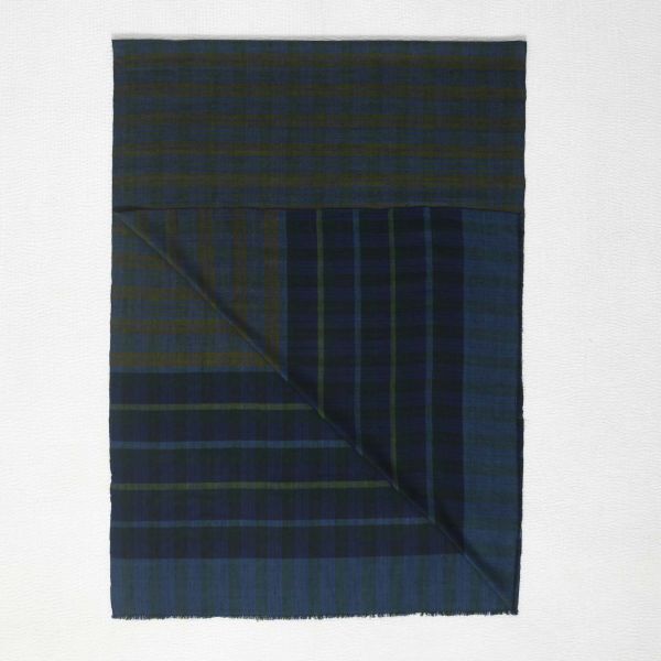 【Maku Textile】KELP圍巾 手織,手紡紗,圍巾,棉,植物染,草木染