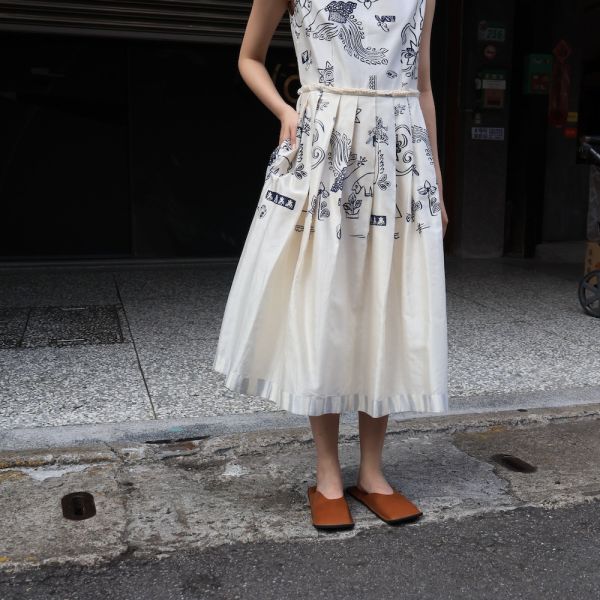 【AHMEV】Pema洋裝 手織,手紡紗,洋裝,蠶絲