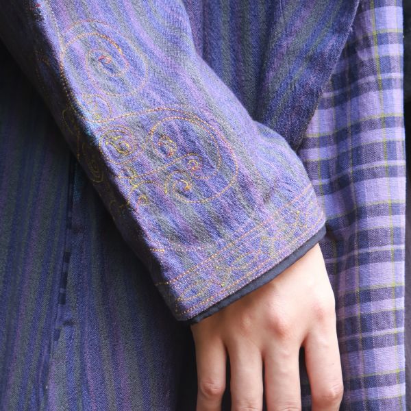 【Maku Textile】GURBESU外罩衫 手織,手紡紗,洋裝,棉,植物染,草木染