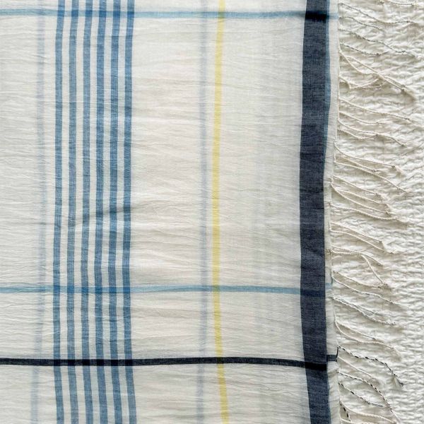 【Maku Textile】GRACE圍巾 手織,手紡紗,圍巾,棉,植物染,草木染