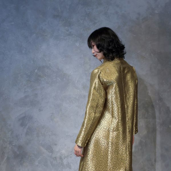 【Maku Textile】CHARLOTTE外套 手織,手紡紗,洋裝,蠶絲,植物染,草木染