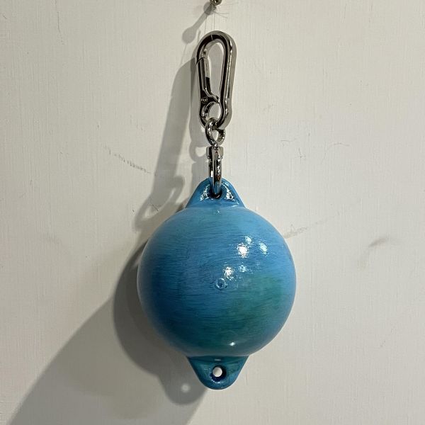 【藍珊瑚】浮球吊飾-達摩 貝殼,項鍊,海洋廢物,魚骨,骨頭,魚鱗,藍珊瑚,珊瑚