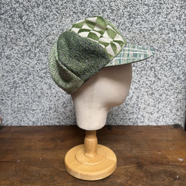 【Studio Phronesis】報童帽＿古董傢飾布（綠） 