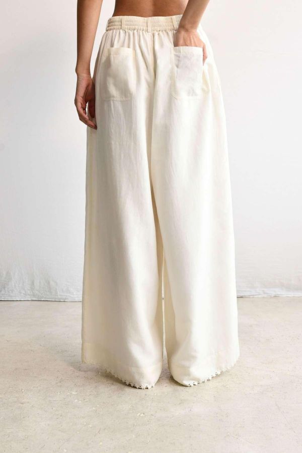 【Maku Textile】MAUI長褲 手織,手紡紗,褲,棉,卡蒂棉
