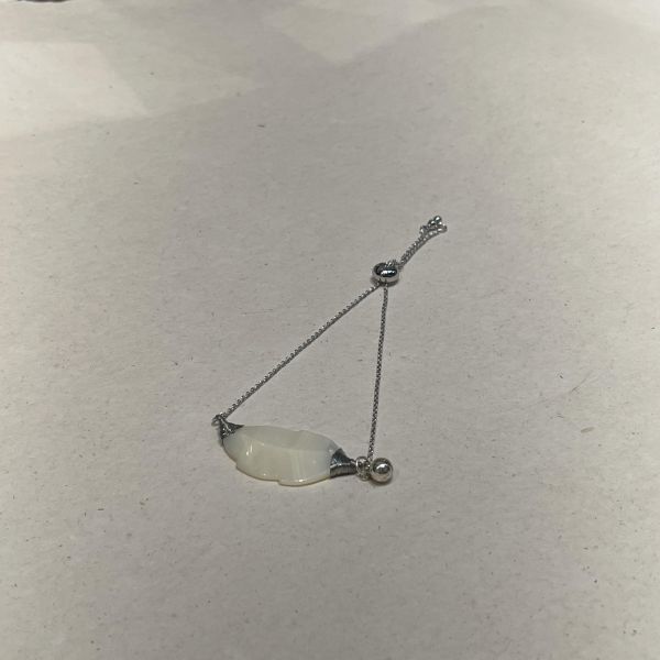 【藍珊瑚】河蚌手鍊 河蚌手鍊,手鍊,海洋廢物,魚骨,骨頭,藍珊瑚,珊瑚,銅鍍金