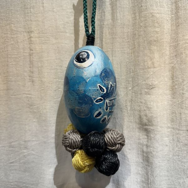 【藍珊瑚】浮球吊飾-漁獲滿載﻿(限量） 貝殼,項鍊,海洋廢物,魚骨,骨頭,魚鱗,藍珊瑚,珊瑚