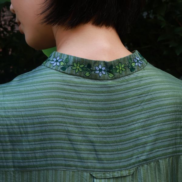 【Maku Textile】TAHOMA洋裝 手織,手紡紗,洋裝,棉,植物染,草木染