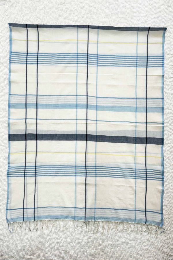 【Maku Textile】GRACE圍巾 手織,手紡紗,圍巾,棉,植物染,草木染