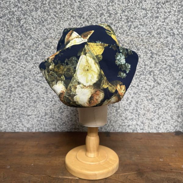 【Studio Phronesis】報童帽＿油畫印花拼接 