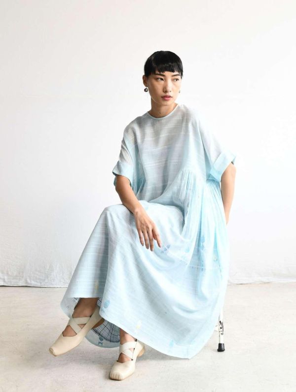 【Maku Textile】SUMMER洋裝 手織,手紡紗,洋裝,棉