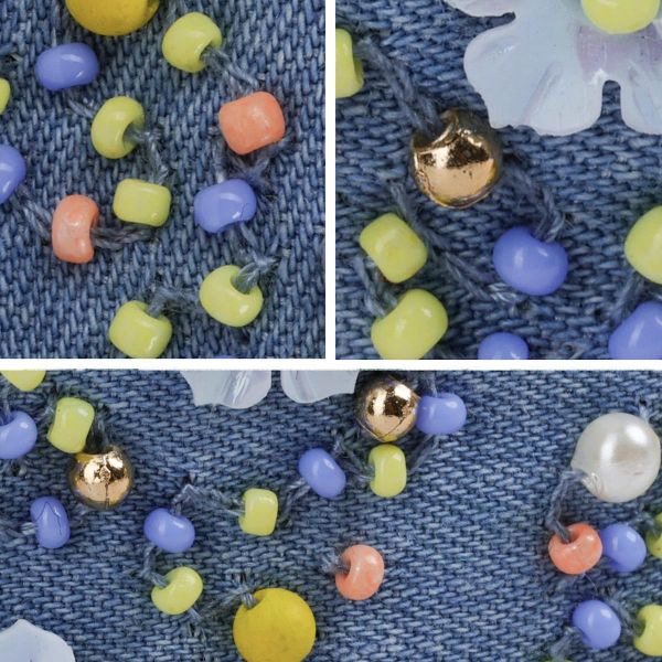 【Namjosh】手工珠繡髮箍＿晨花 髮夾,髮飾,手工刺繡,珠繡