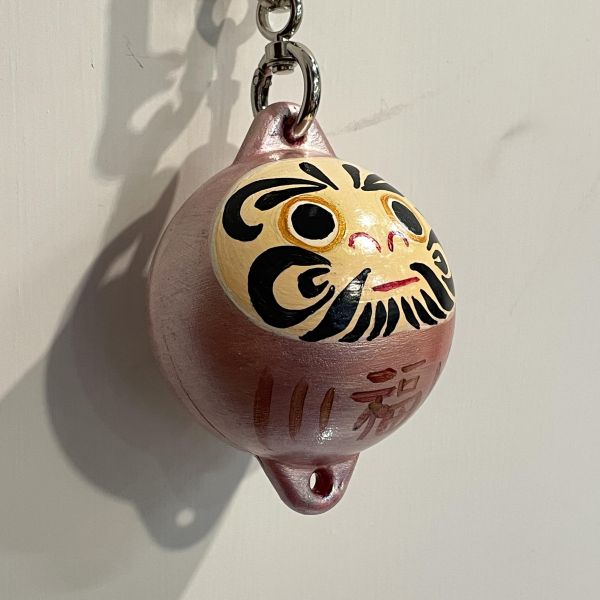 【藍珊瑚】浮球吊飾-達摩 貝殼,項鍊,海洋廢物,魚骨,骨頭,魚鱗,藍珊瑚,珊瑚